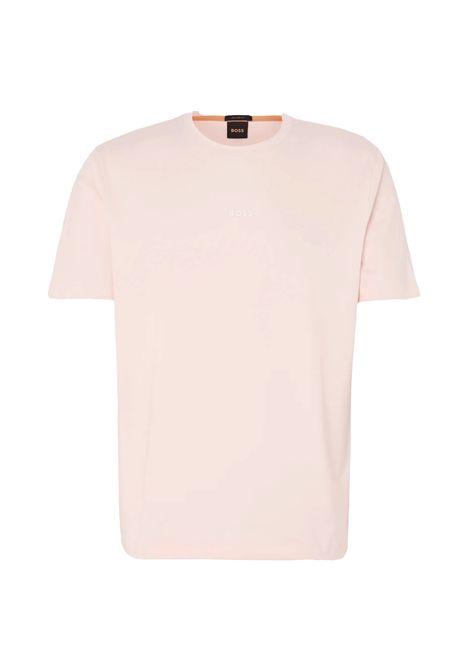T-shirt Hugo Boss Tchup Rosa Uomo HUGO BOSS | T-shirt | 50473278-694